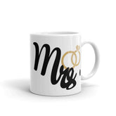 Mrs. & Rings NewlyWed Honeymoon Couple Coffee Tea Cup Mug, Mugs, $ 17.50, A Moment Of Now™